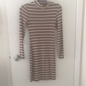 OG American Apparel Long Sleeved Striped Dress